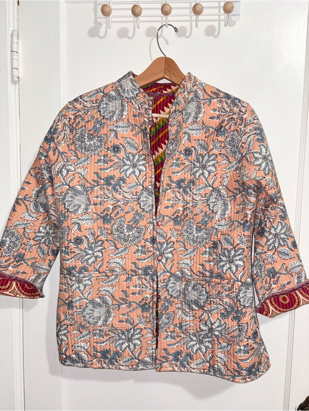 Quilted Kantha Jacket L